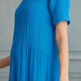 Isabella Midi Dress - Blue