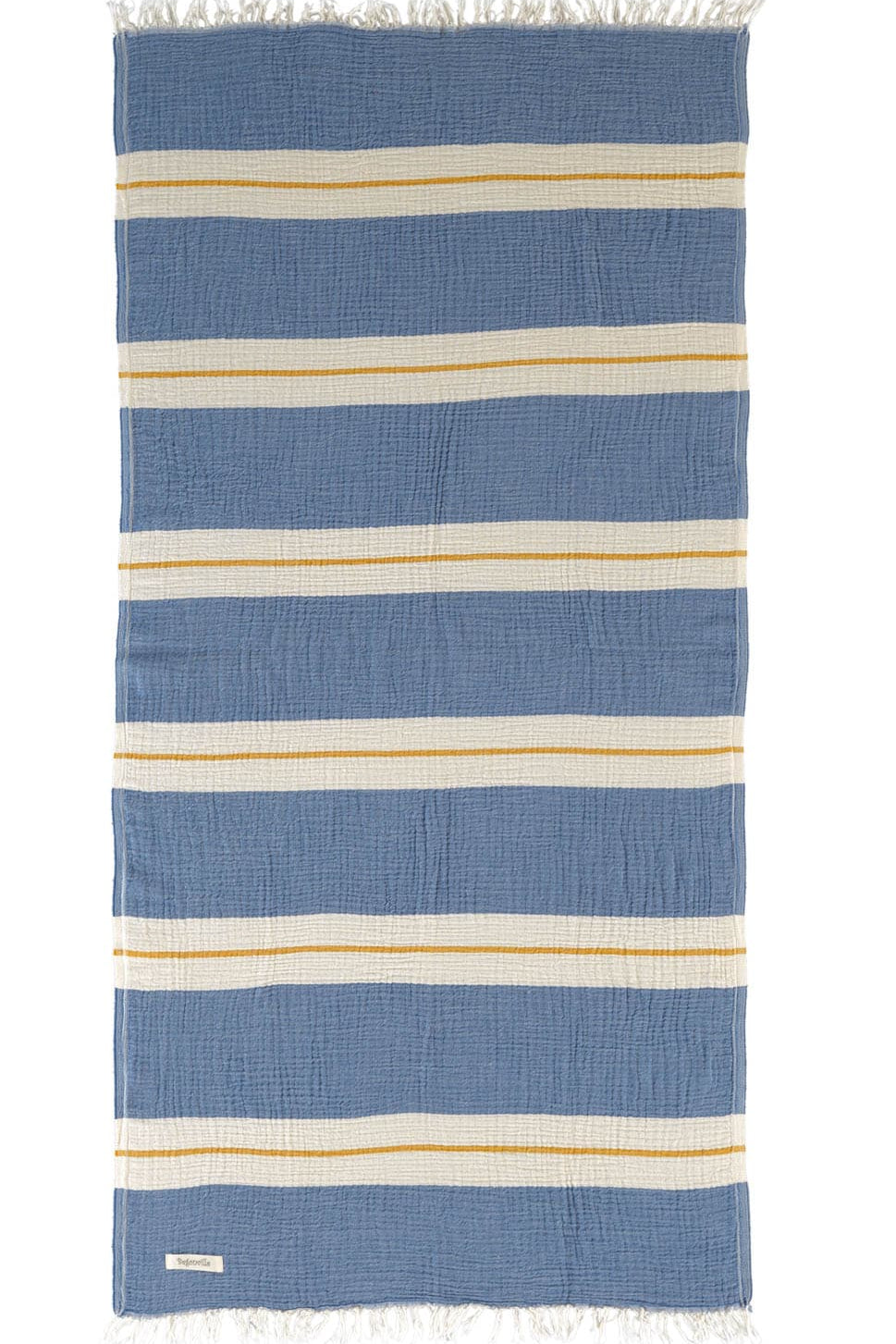 Chelsea Gauze Beach Towel - Blue