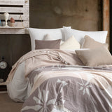 Glow Cotton Bed Blanket - Beige