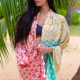 Del Rey Bamboo Blend Beach Towel - Marigold
