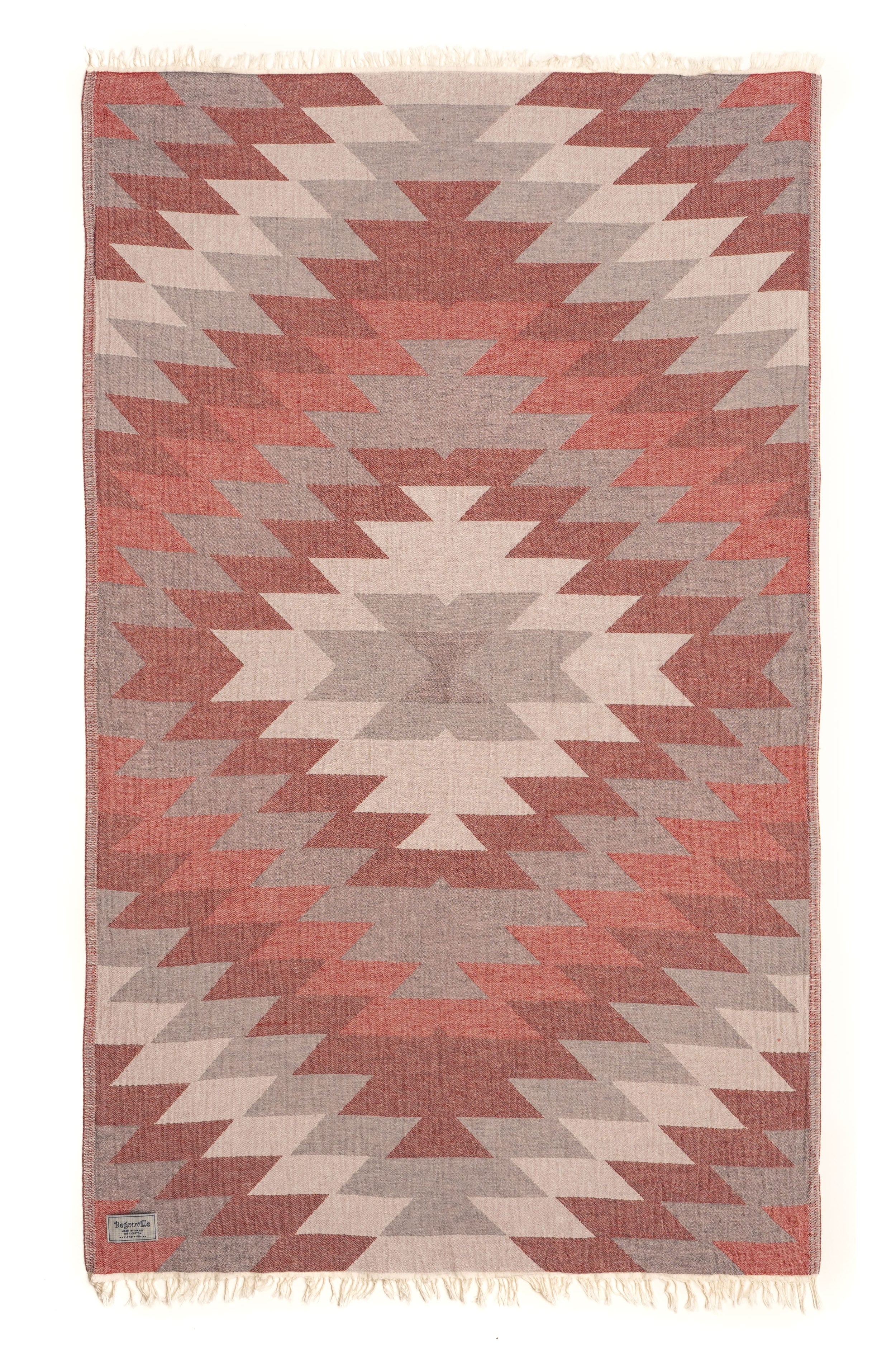 Colony Cotton Beach Towel - Red