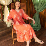 Astrid Maxi Dress - Coral