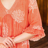 Astrid Maxi Dress - Coral