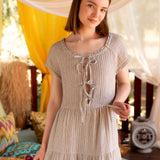 Hadley Tie-Front Midi Dress