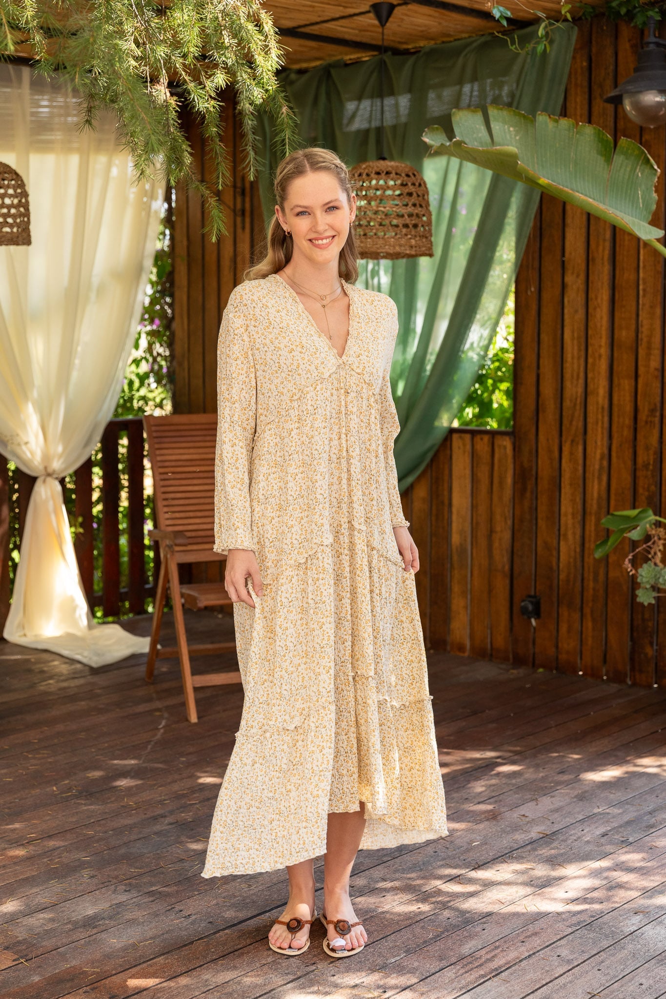 Naomi Maxi Dress - Floral