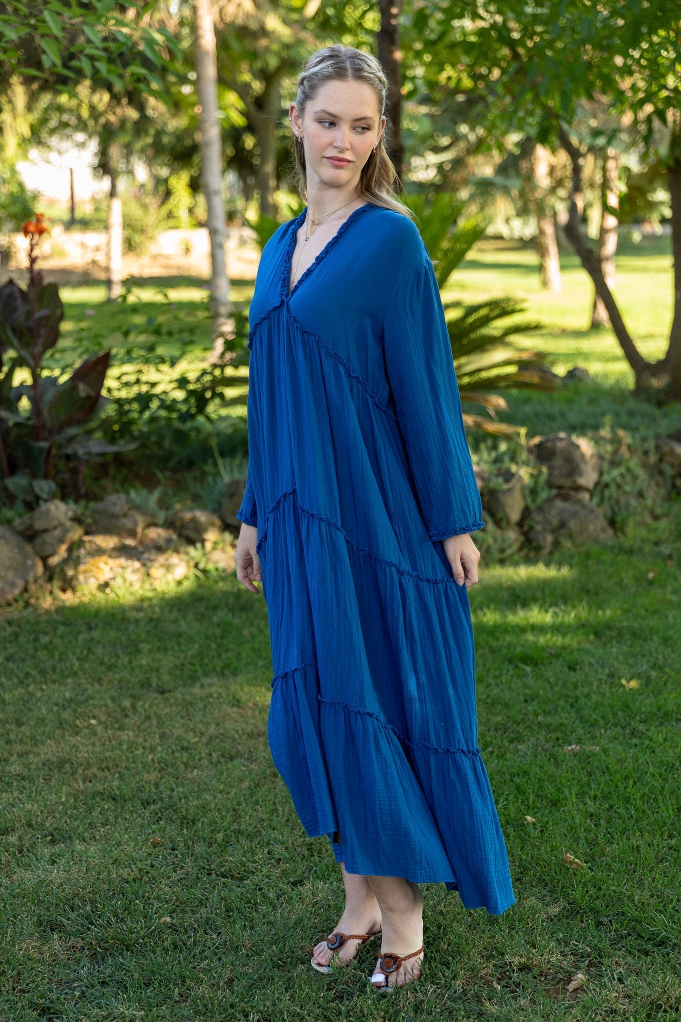Naomi Maxi Dress - Blue