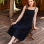 Nino Bow-Back Hemp Blend Dress - Black