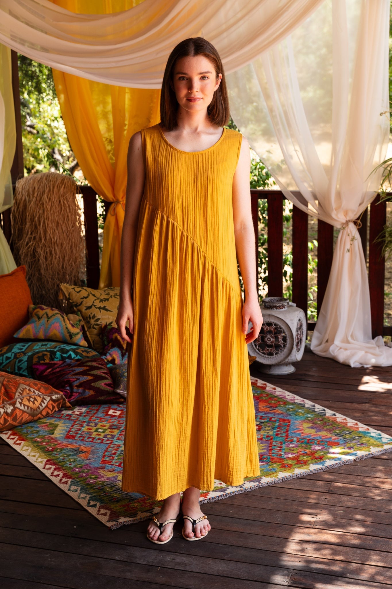 Zoey Maxi Dress - Yellow