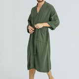 Cassia Men's Robes - Moss