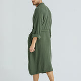 Cassia Men's Robes - Moss