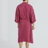 Lore Tencel Men's Everyday Robe - Mulberry