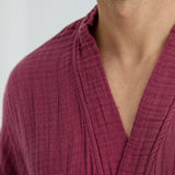 Lore Tencel Men's Everyday Robe - Mulberry