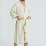 Cassia Men's Robes - Ecru