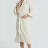 Cassia Men's Robes - Ecru