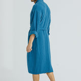 Cassia Men's Robes - Oceanic Blue