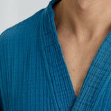 Cassia Men's Robes - Oceanic Blue