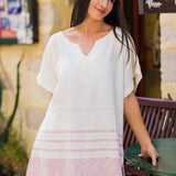 Fancy Bamboo Tunic - Pink