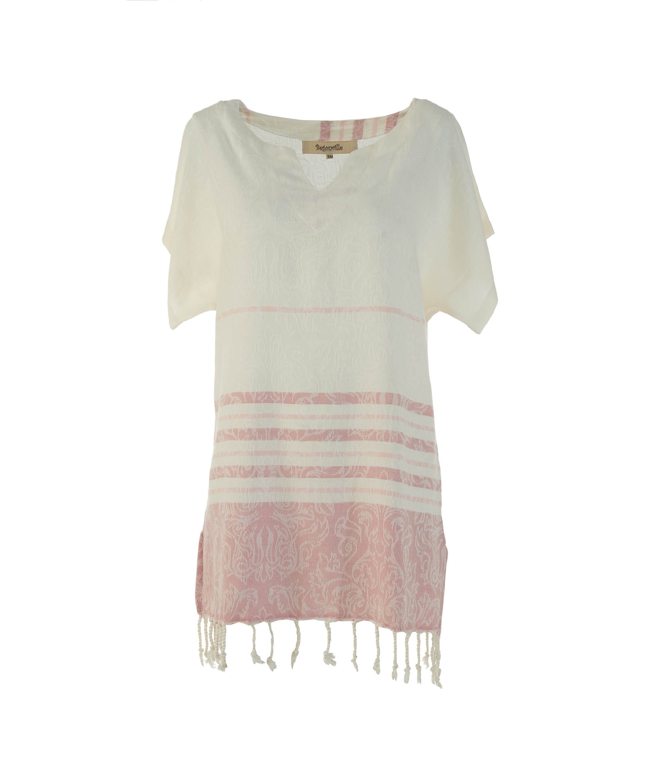 Fancy Bamboo Tunic - Pink