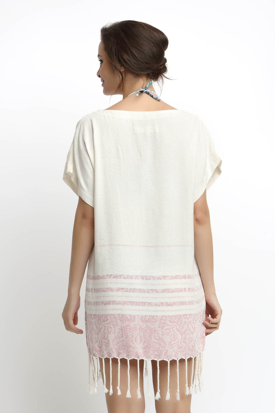 Fancy Bamboo Tunic - Pink