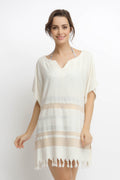 Shiny Bamboo Tunic - Gold & Silver