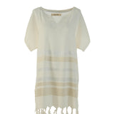 Shiny Bamboo Tunic - Gold & Silver