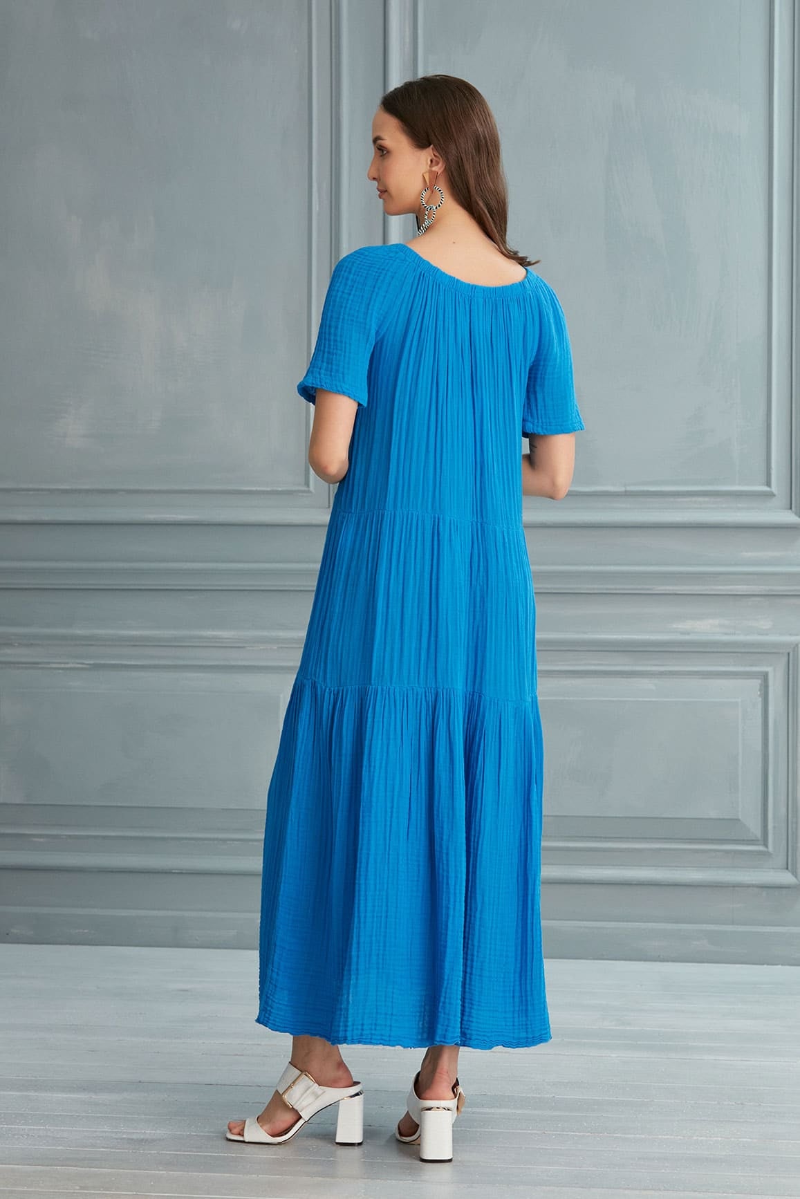 isabella midi dress Isabella Embroidered Midi Dress Large