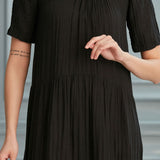 Isabella Midi Dress - Black