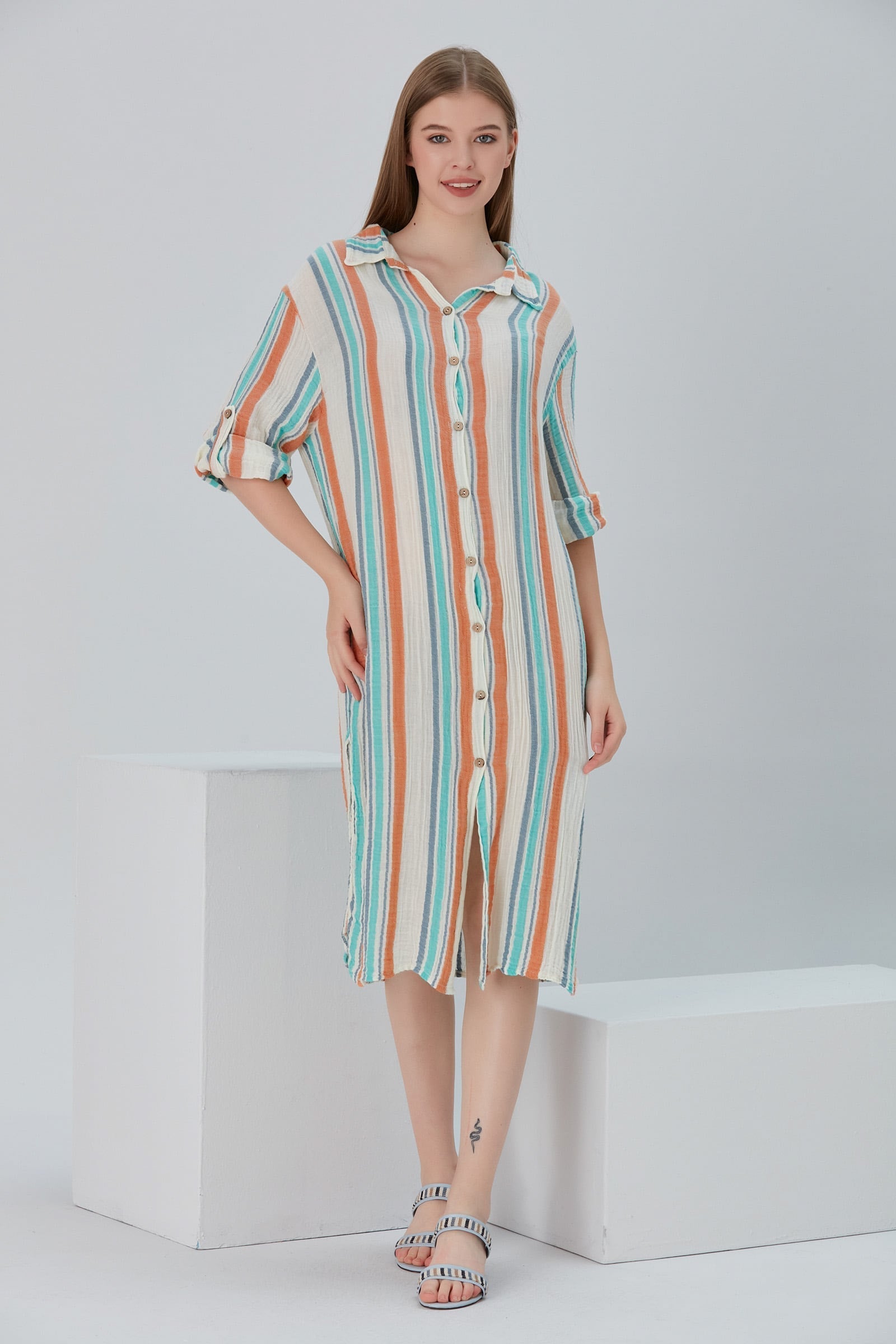 Caroline Shirt Dress - Summer