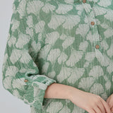 Essentials Buttoned Comfort Fit Maxi Dress - Emerald