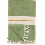 Chelsea Gauze Beach Towel - Green