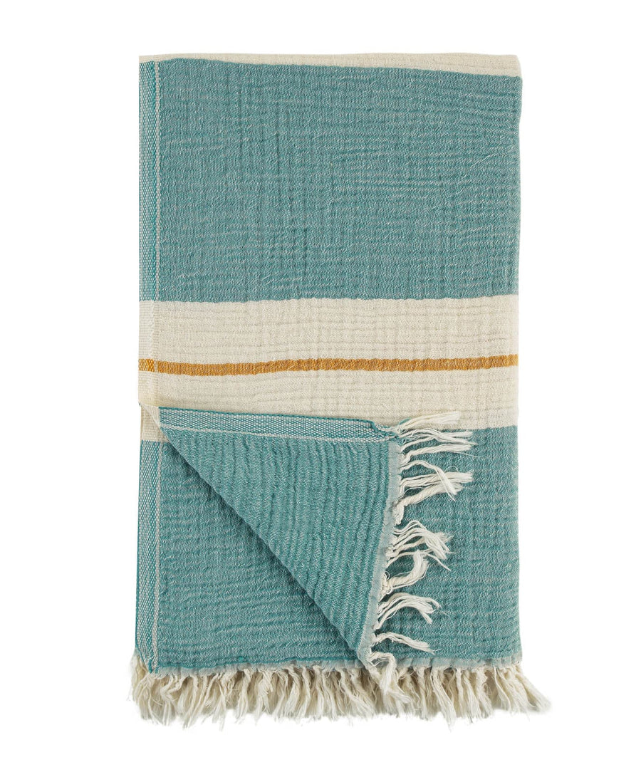 Chelsea Gauze Beach Towel - Mint