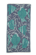 Fishes Gauze Cotton Beach Towel