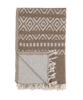 Lena Gauze Beach Towel - Brown