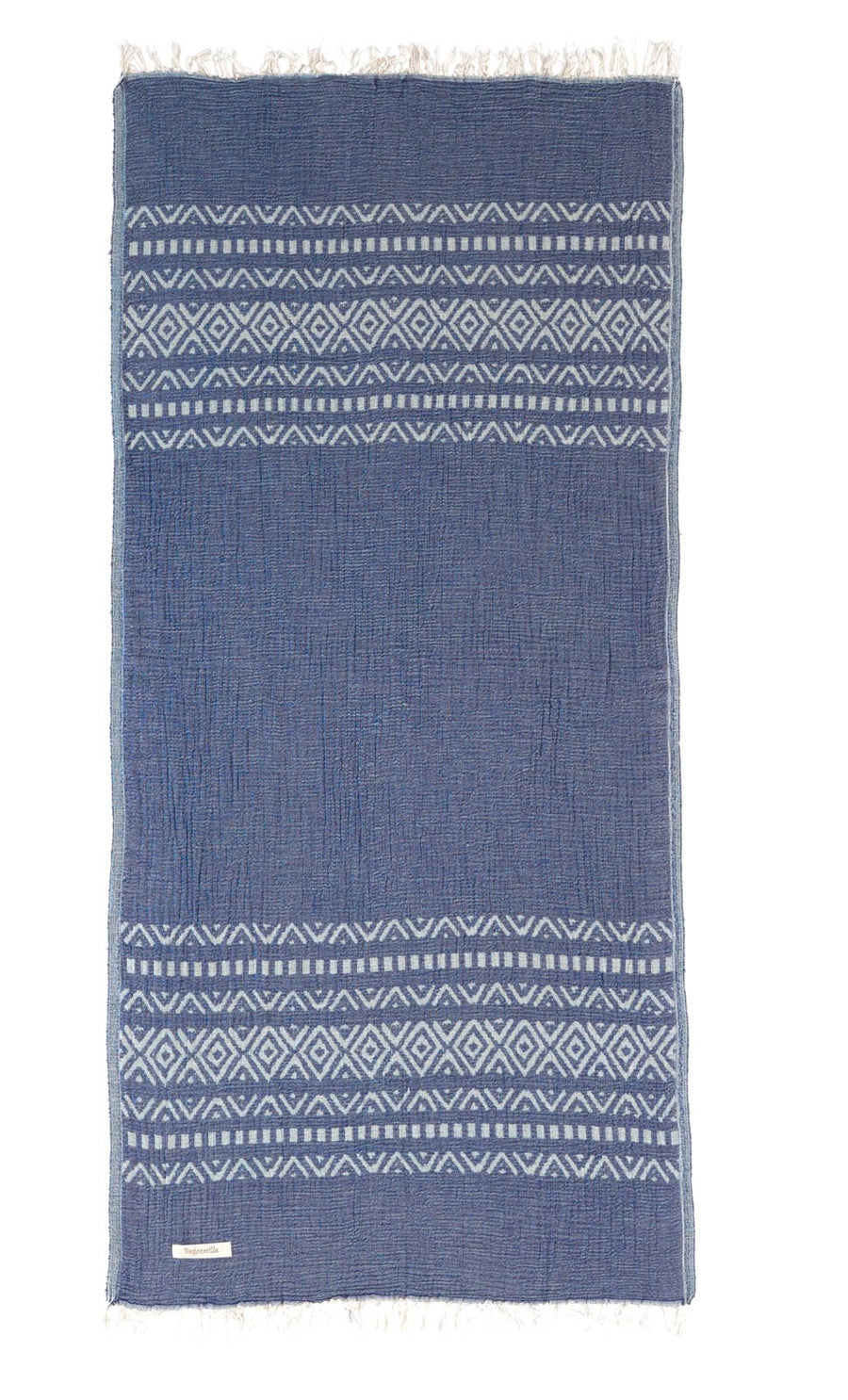 Lena Gauze Beach Towel - Blue