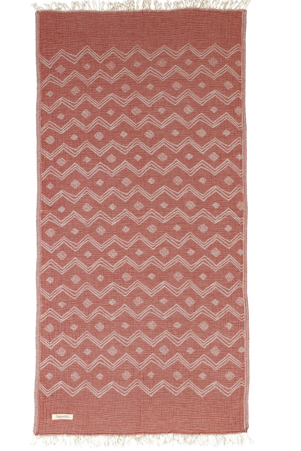 Paloma Gauze Cotton Beach Towel - Orange