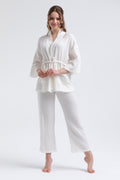 Sohlo 2-Piece Lounge Set - White