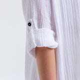 Caroline Shirt Dress - White