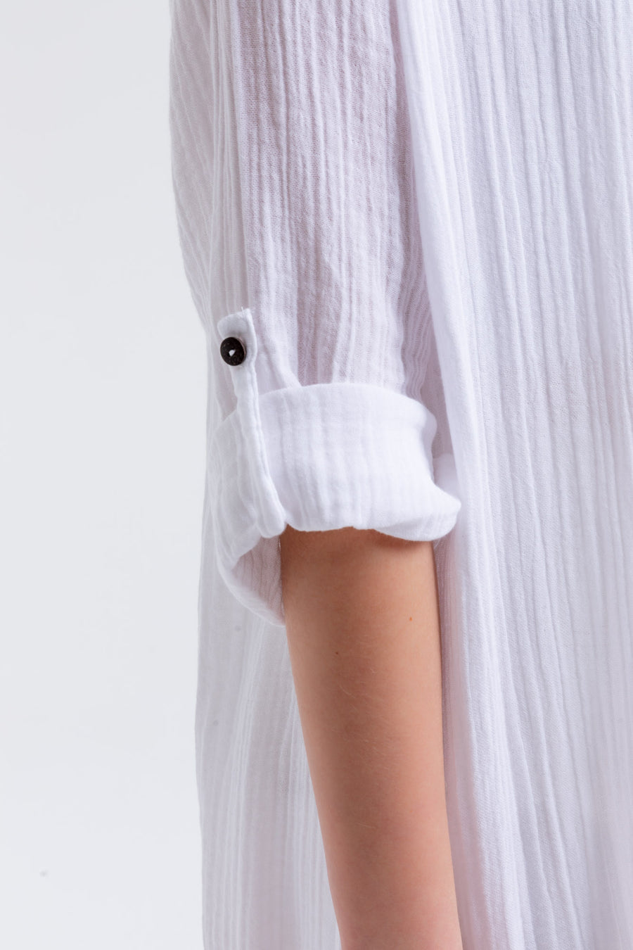 Caroline Shirt Dress - White