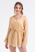 Aurora Casual Top - Yellow