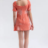 Sophie Mini Dress - Coral