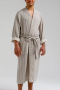 EOS Neue Gauze Cotton Robe - Grey