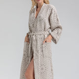 Granada Gauze Cotton Robe - Grey