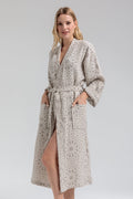 Granada Gauze Cotton Robe - Grey