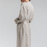 Granada Gauze Cotton Robe - Grey