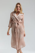 Corey Hooded Beach Robe - Reef Beige