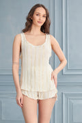 Golden Days Gauze Top & Shorts Set