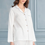 Begonville Vera Cotton Satin Sleepwear Set