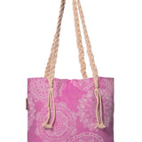 Lace Beach Bag - Pink