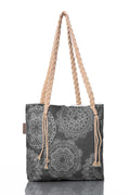 Lace Beach Bag - Black