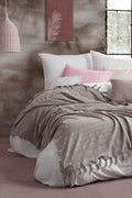 Rhye Dyed Cotton Bed Blanket - Beige